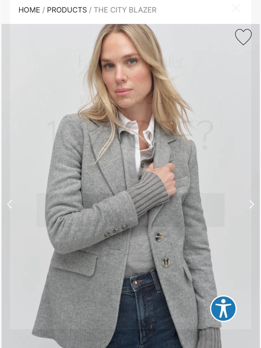 Favorite Daughter The City Layered Blazer Wool-Blend Blazer